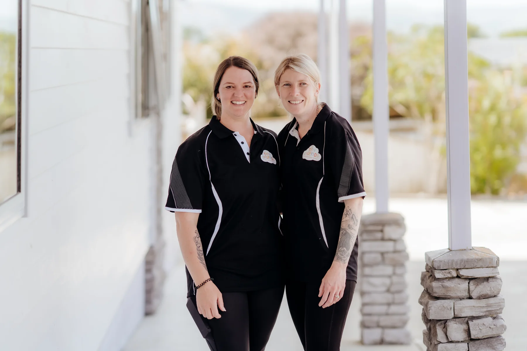 Cerys and Kelsey from the Tiny Legends leadership team